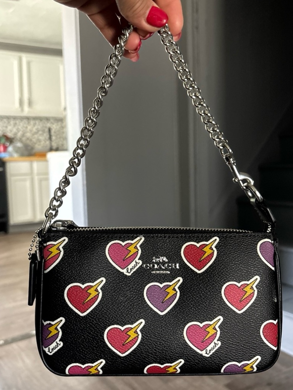 Coach Heartbolt Print Nolita 19